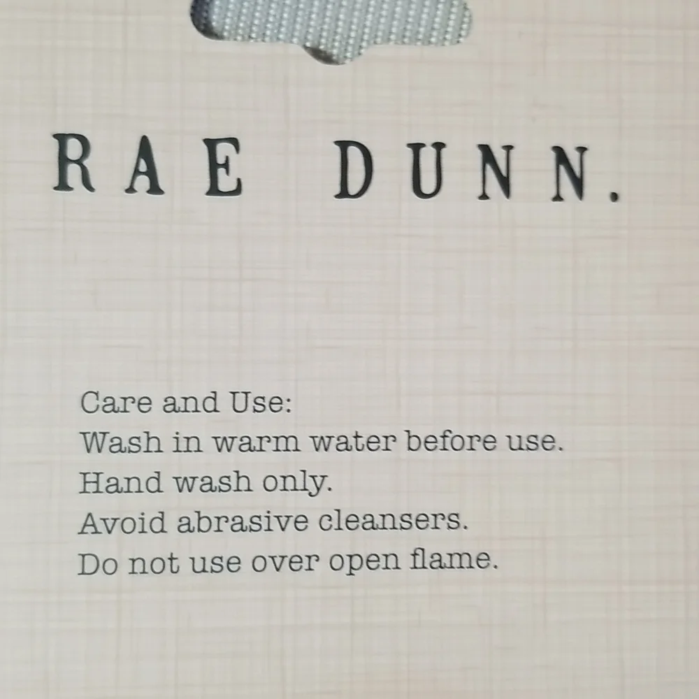 RAE DUNN SPATULA & COOKIE CUTTER 